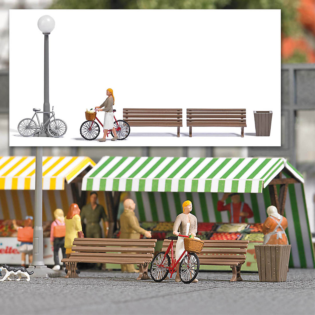 070-7997 - H0 - A-Set: Gemüseeinkauf